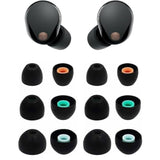 Ear Tips Eartips Earbuds Tips Compatible With Sony Wf-1000Xm5, Fit In Case Earbuds Slicone Tip Compatible With Sony Wf-1000Xm5 6 Pairs Sml Black