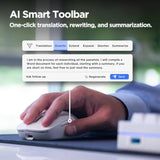 Ai Mouse, Jethro V1 β Ai Voice & Audio Recorder, Note Taking Mouse For Computer & Laptop With Centralized Ai Software, Ai Writing Tools, Voice Typing, Transcribe, Translate & Summarize
