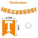 Tennessee Volunteers Banner String Banner,Orange String Pennant Flags Banners For Tennessee City Decoration And Theme Party Decorations