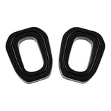 Gel Ear Cup Replacement Pads - Fits Shield And Bionic Hearing Protection Headphones - Silicone Rubber Ear Covers For Noise Reduction - 1 Pair - Black