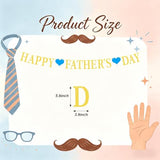 Happy Fathers Day Banner Gold Fathers Day Banner for Fathers Day Decorations Home Office Walls Fireplaces Background Photography