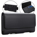 For Samsung Galaxy S24+ S23+ S22+ 5G S23 Fe 5G S21 Fe 5G Holster Case, Galaxy S21+ 5G Leather Pouch Holster Case With Belt Clip Loops For Samsung Galaxy S20+ 5G S20 Plus S10 Plus S9 Plus -Black