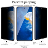 2 Pack Privacy Screen Protector For Samsung Galaxy S21 Fe 5G Anti Spy Private Tempered Glass, Anti-Scratch, Bubble Free