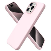 Iphone 15 Pro Max 6.7 Inch Slim Silicone Shockproof Case Chalk Pink