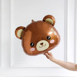 Pink & Brown Bear Balloon Arch Kit – 121pcs Baby Shower and Birthday Party Decorations