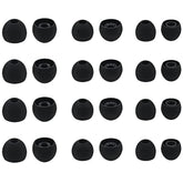 Ear Tips For In-Ear Headphones, S/M/L Sizes 12 Pairs Soft Silicone Earbuds Tips Eartips With 3.8Mm Connector Hole, Fit Most In-Ear Earbuds(Inner Hole 3.8Mm -4.8Mm) 12 Pairs, Black, S/M/L