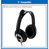 Professional Ear Pads Replacement Cushion Earpads Compatible With Microsoft Lifechat Lx-3000 Lx 3000 Lx3000 Headset,Replacement Ear Pad With Skin-Friendly Protein Leather And Memory Foam