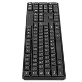 Arabic Bilingual Keyboard - Usb Wired Desktop Office Keyboard Suitable For Pc Laptop