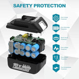 6.0Ah Replacement Battery for Makita 18V BL Series Power Tool Batteries