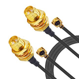 U.Fl Mini Pci To Rp Sma Pigtail Antenna Wifi Router Cable Antenna Ngff Interface For Wifi Router Gateway Wireless Pcie Network Card Pack Of 2