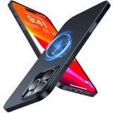 Magnetic Slim-Fit iPhone 16 Pro Max Case, Ultra-Thin, MagSafe, Anti-Scratch, Black