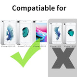 Screen Protector For Iphone 7 Plus & Iphone 8 Plus & Iphone 6 Plus & Iphone 6S Plus, 2-Pack Clear 9H Tempered Glass Film Cover Sensor Protection Case Friendly For 5.5 Inch
