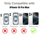 Compatible With Iphone 16 Pro Max Case With Finger Strap, Cheetah Print Shockproof Soft Tpu Protective Cover For Women Girls, Slim Anti Scratch Case For Iphone 16 Pro Max 6.9 Inch, Black