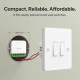 Mini Duo (Matter Over Wifi) 2 - Channel Wifi Smart Switch, Matter - Enabled, 16A Total Load, Compact For Standard Boxes, Remote & Automated Control
