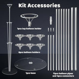 8pcs Balloon Arch Kit with Stands for Birthday Wedding New Year & Halloween