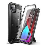 SUPCASE Unicorn Beetle Pro Series Case for iPhone 12 Pro Max (2020 Release) 6.7 Inch, Built-in Screen Protector Full-Body Rugged Holster Case(Black)