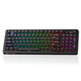 Cherry X Pixiu 98 8Khz Esports Gaming Mechanical Keyboard, 8000Hz Polling, Mx2A Red Switches, Tri-Mode Bluetooth/2.4G/Usb-C Wired, Hot-Swap Gasket Custom Keyboard With Knob, Pbt, Rgb Backlit