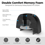 Memory Foam Earbud Tips For Samsung Galaxy Buds3 Pro (2024)?Fit The Charging Case?3 Pairs S/M/L Ultimate Comfort Noise Canceling Memory Foam Ear Replacement Tip For Samsung Galaxy Buds Pro 3