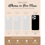 For Iphone 16 Pro Max Case - Women Girls Cute Phone Cover Boba Milk Tea With Sliding Camera Cover Girly Bling Glitter Kawaii Design Flowing Liquid Quicksand Case For Iphone 16 Pro Max 6.9 "