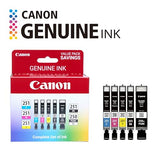 Pgi-250Xl/Cli-251 Genuine Five Color Value Pack, Compatible With Mg6320, Ip7220, Mg5420, Mx922, Mx722, Mg7120, Mg6420, Mg5520, Ix6820, Ip8720, Mg7520, Mg6620, And Mg5620 (Optional) Printers