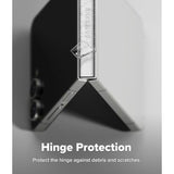 Ringke Hinge Dual Easy Pro Film Compatible with Samsung Galaxy Z Flip 7 Hinge Protector (Not Screen Protector), 0.002 Inches Adhesive TPU Cover for Curved Surface - 2 Pack