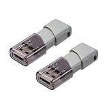 P-Fd256X2Tbop-Mp 256Gb Turbo Attaché 3 Usb 3.0 Flash Drive,Silver (Pack Of 2)