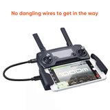 CableCreation 2-Pack OTG Micro USB Male to Male Cable Compatible with DJI Spark and Mavic, PS4, Android Phone and Tablet, DAC and More, 20 CM, Black