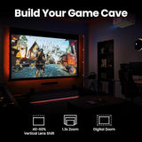X3100I True 4K Uhd 4Led Gaming Projector, 3300 Ansi Lumens, 4.2Ms 1080P 240Hz, 100% Dci-P3, Preset Game Modes, Android Tv, 10W Trevolo Speakers, Vertical Lens Shift, Earc, 3D