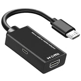 Mhl Micro Usb To Hdmi Cable Adapter, Mhl 5Pin Phone To Hdmi 1080P 4K Video Gra