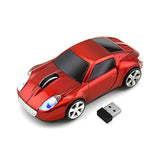 Wireless Car Mouse, 3D Optical Mouse For Desktop Laptop Pc Computer Mice, 2.4Ghz 1000Dpi Mouse For Tsl (Red)