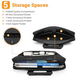 Waterproof Laptop Bag 15 15.6 16 Inch,Laptop Case 15.6-16 Inch Sleeve With Shoulder Strap,Notebook Case For 15.6 16 Inch Laptop Lenovo Macbook Pro 16 15 Hp Acer Asus Dell Etc 15.6 16In Bag-Black