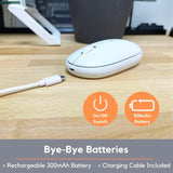 X9 2.4G Wireless Mouse - Quiet And Comfortable Computer Mouse With Usb Receive