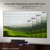 Nothingprojector Motorized Sliding Tray For Ultra Short Throw Projector, Intelligent Slider For Ust Laser Tv | Extend To 150" | Automatically Retractable Telescopic | Syncs Projector'S Power