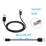 Usb Micro Mpow Headphones Charger Cable Compatible For Mpow 059, M5, H19 Ipo,