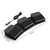 Foot Pedal Pc Usb Triple Foot Switch Programmable Computer Keyboard Shortcut K