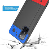 3D Cartoon Cute Kawaii Fun Cool Funny Video Game Design Phone Case for Galaxy S20-FE, Samsung S20-FE Cover, Anti-Slip Snap On Full Body Protection Cover for Men, Women, Teenagers, Blue, Red, Black