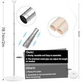 Gold Balloon Column Kit with 100 Balloons & Stands for Parties, Weddings, Birthdays and More