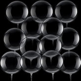 30 Pieces Bubble Transparent Balloons Bobo Balloons Crystal Bubble Cle