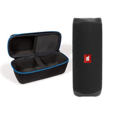 JBL Flip 5 (Black) + Bundle with divvi! Protective Hardshell Case
