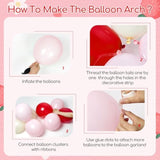 Strawberry Birthday Party Decorations With Pink Fringe Curtain Happy Birthday Banner Pink Red Sand White Balloons For Strawberry Themed 1St Baby Shower Party Decorations