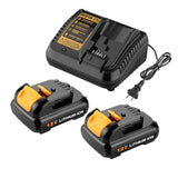 12V Dcb120 4.0Ah Battery Replacement For Dewalt 12V Battery And Charger Kit Compatible With Dewalt 12 Volt Max Dcb124 Dcb126 Dcb127 Dcb122 Dcb125 (2 Pack)