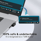 2 Pcs, Mouse Jiggler Undetectable Mover,Usb Port For Computer Laptop,Keeps Pc Awake,Simulate Mouse Movement To Prevent Computer Laptop Entering Sleep