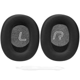 Geekria QuicFit Replacement Ear Pads for Edifier W860NB Pro Headphones (Not Compatible with Edifier W860NB Gen1), Repair Parts (Black)