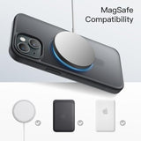 JETech 360 Degree Rotatable Ring Case for iPhone 15 6.1-Inch Compatible with MagSafe, Slim Shockproof Phone Cover with Stand & Ring Holder (Black)