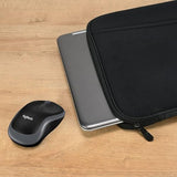 Bundle Wireless Mouse M185 Black & 16 Sleeve (Black)