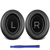 Replacement Ear Cushions For Bose Quietcomfort 45 (Qc45)/Quietcomfort Se (Qc Se)/New Quiet Comfort Wireless With Soft Protein Leatherette Ear Cushions And Acoustic Foam Earcups (Black)