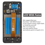 Samsung Galaxy A12 6.5in Screen Replacement Kit with Frame and Tools