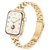 Slim Metal Band Fits Watch Bands for Women 42mm(Series 11/10) 40mm 41mm 38mm, Stainless Steel iWatch Bands for Women, Dressy Band for