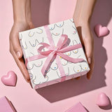 Adult Wrapping Paper Roll - Mini Roll - 17 Inch X 16.5 Feet - Woman Breasts Rude Birthday Gift Wrap Funny Wrapping Paper Perfect For Best Friend Birthday, Men & Bachelor Party