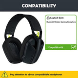 Headphone Earpads Cushions Memory Foam Replacement Ear Pads Compatible With Logitech G435 Bluetooth Wireless Gaming Headphone